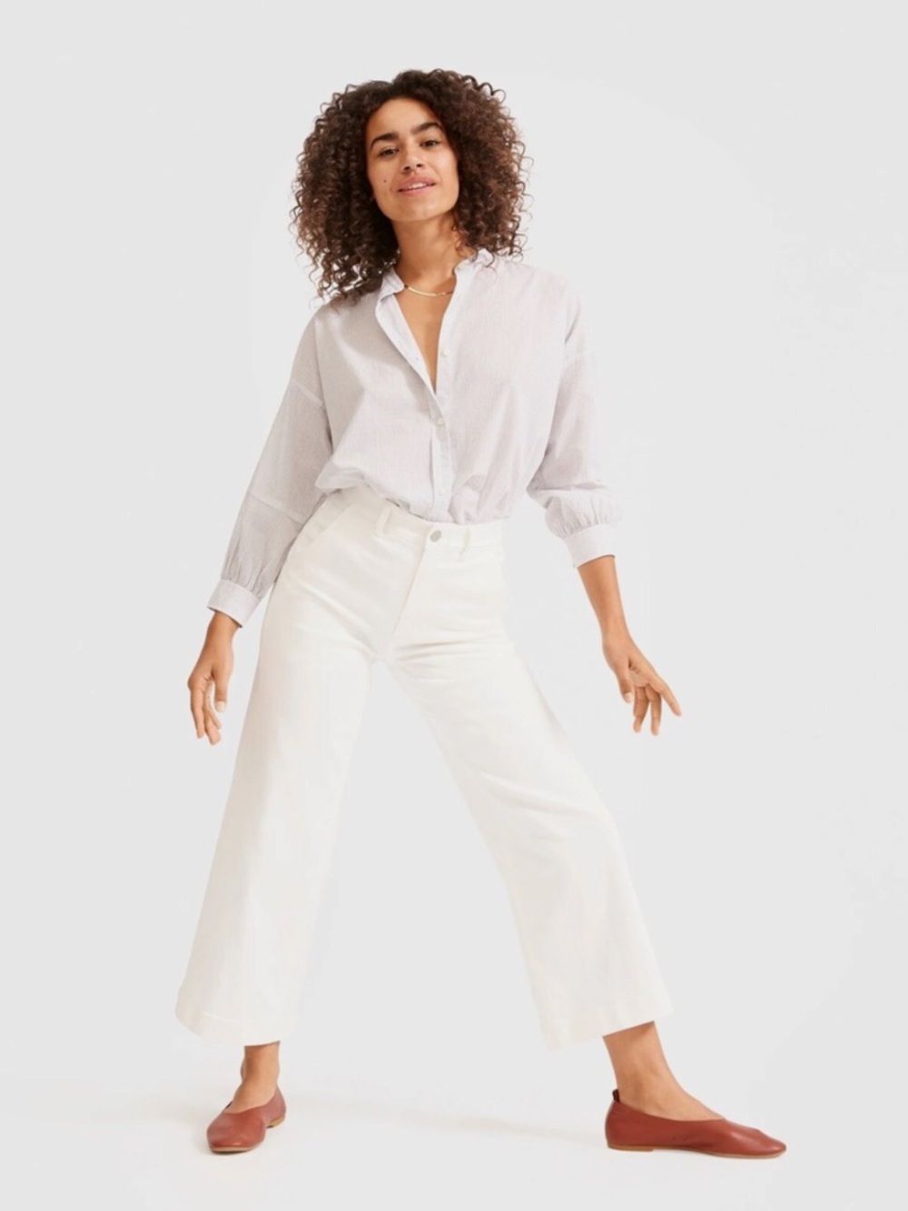 Everlane - The Wide-Leg Crop Pant